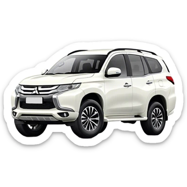 Mitsubishi Pajero sport - Mitsubishi (Model Year: 2021) (Iconic colour: White) sticker