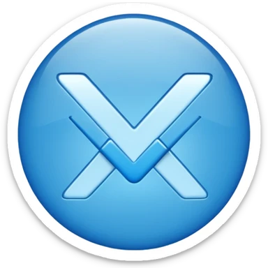 Create a verify badge emoji for me a blue verify badge emoji sticker