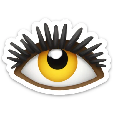 eyelashes sticker