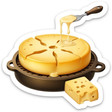 raclette cheese sticker