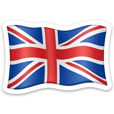 Britain flag sticker