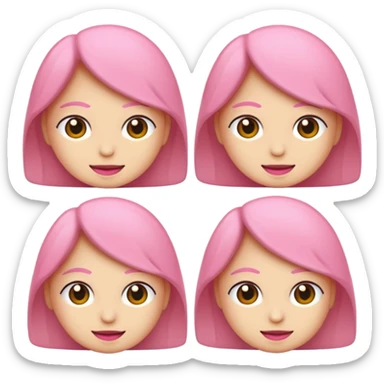 🎥 bu emojiyi pembe yap sticker