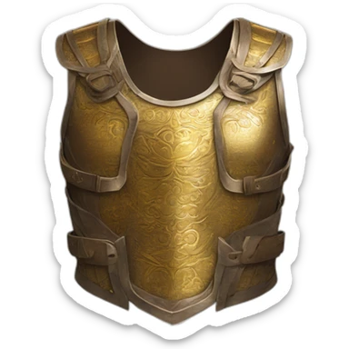 high-fashion breastplate of the Biblical times sticker