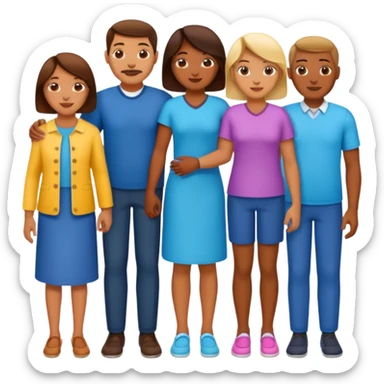 family  diagram sticker