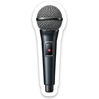 singer stage microphone sticker