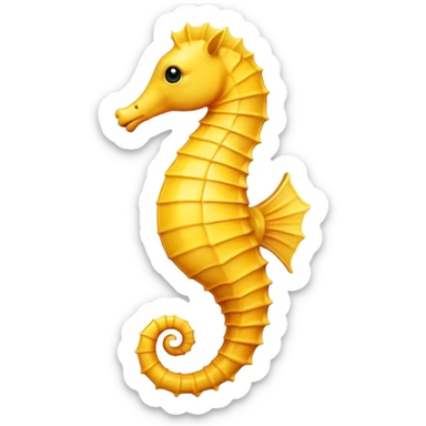 seahorse emoji sticker