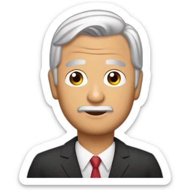 Lopez Obrador con el texto día de pagó sticker