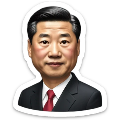 President Xi sticker