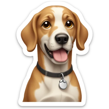 Large user base dog sticker
