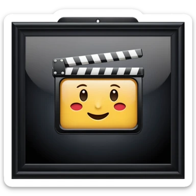 Movie with a video sticker