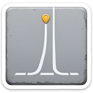 A road sidewalk  sticker