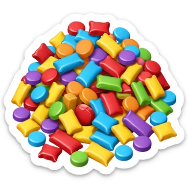 Candy sticker