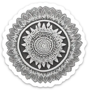 Mandala sticker