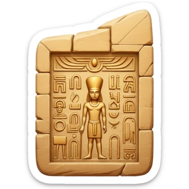 hieroglyph sticker