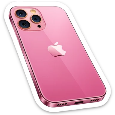 Pink iphone 12 pro max sticker