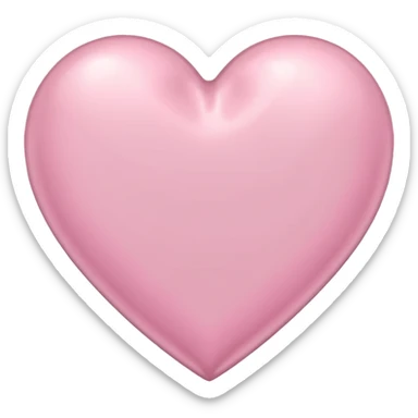 chrome hearts pastel pink heart sticker