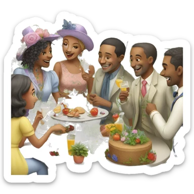 garden party  sticker