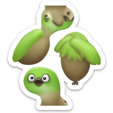 cute Kiwi bird sticker