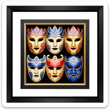 Máscaras Gregas sticker