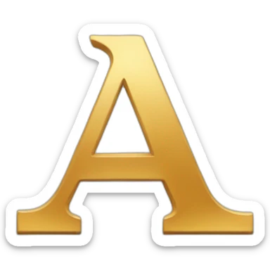 a capital greek letter lambda sticker