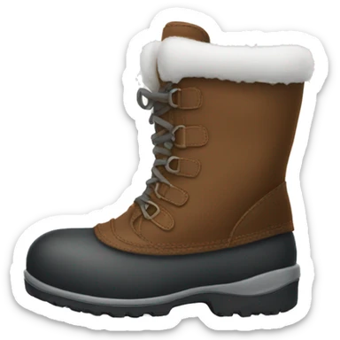 winter boots  sticker