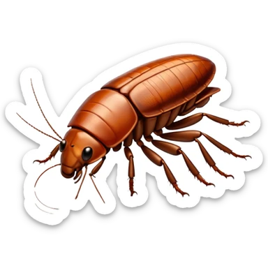 Dancing cockroach sticker