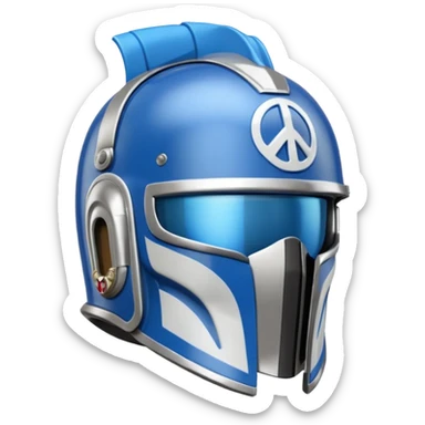 DC Comics Peacemaker Helmet Chris Smith sticker
