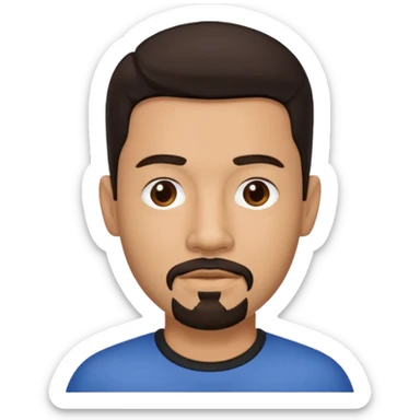 Has a un boricua con barba de chivo sticker