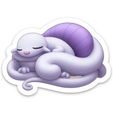 Goodra sleeping sticker