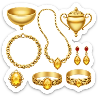 Jewelry sticker