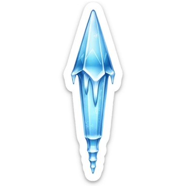 Icicle sticker