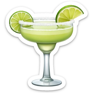 a classic margarita cocktail  sticker