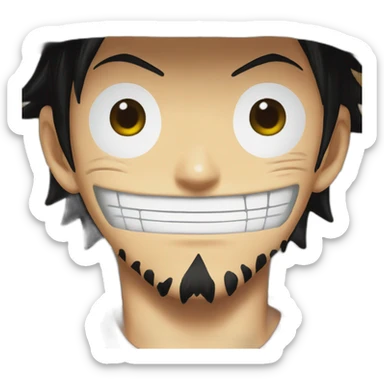 Luffy-one piece sticker