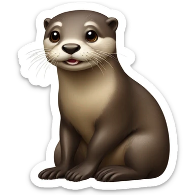 Otter sticker