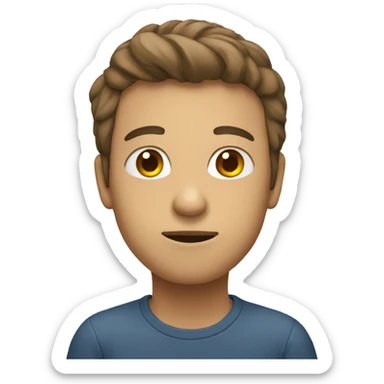 person wondering sticker