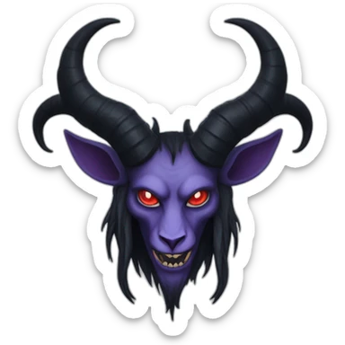 Goth Baphomet sticker