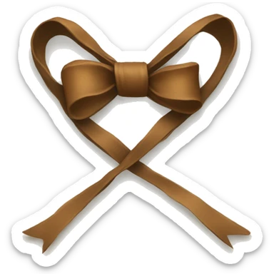 Bows on a book sticker