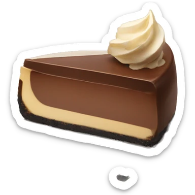 Chocolate cheesecake  sticker