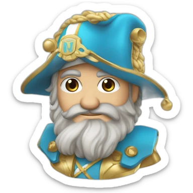 Jul de Marseille d’or et platine sticker