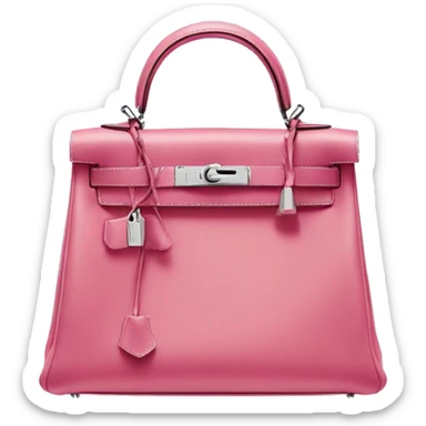 Hermès pink Kelly bag sticker