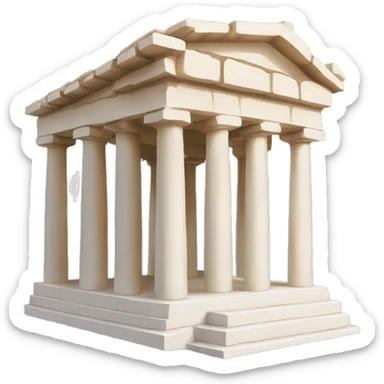 Temple grec sticker