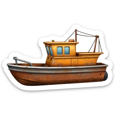 tow boat sticker