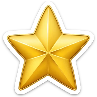 Gold star coin emoji sticker