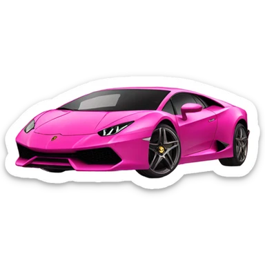 Hit pink lambo sticker