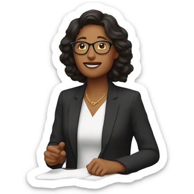 Iman gadzhi giving a speech sticker