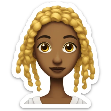 Oshun Reyna  de el agua dulce sticker