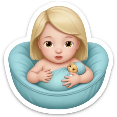 Júlia Anderson As NewBorn Baby  sticker