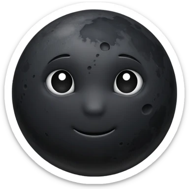 black moon sticker