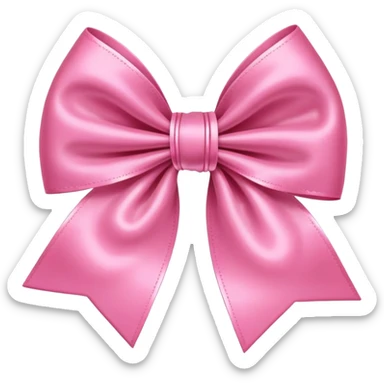 Pink Cute bow sticker