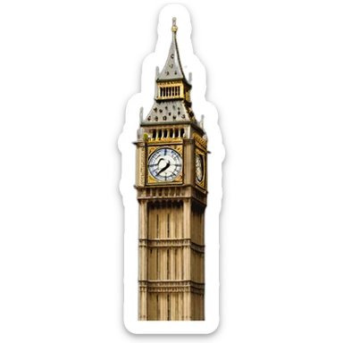 Big Ben sticker